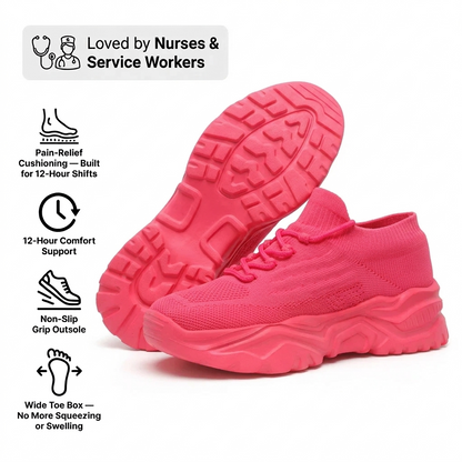 Selovra™ Pro — 12-Hour Shift Shoes for All-Day Foot, Knee & Back Pain Relief